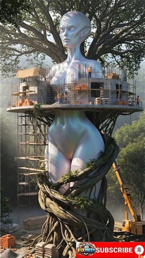 Giant Alien Statue House 😳 | Real Construction Timelapse (Start to Finish) 2026