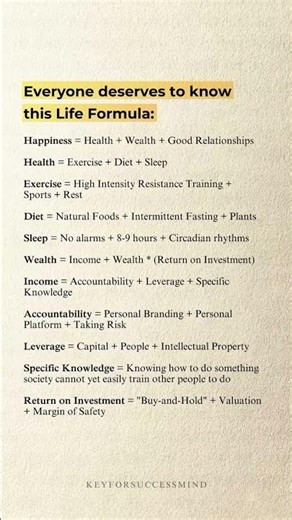 everyone deserves to know this formula..........#motivation #quotes