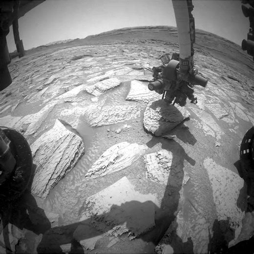 Got something weighing you down? Shake it off (like Curiosity)!The Martian explorer unintentionally picked up a rock while drilling a recent sample, but the team was able to dislodge it by having the rover move its robotic arm and vibrate the drill until the rock fell off.