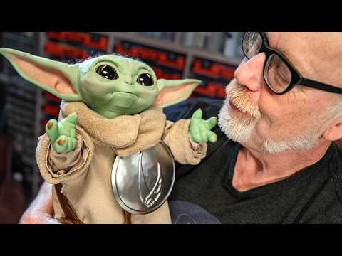 Adam Savage Goes Hands-On with Hasbro's Animatronic Grogu!
