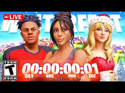 FAMILY FRIENDLY WINTERFEST FORTNITE! (LIVE)
