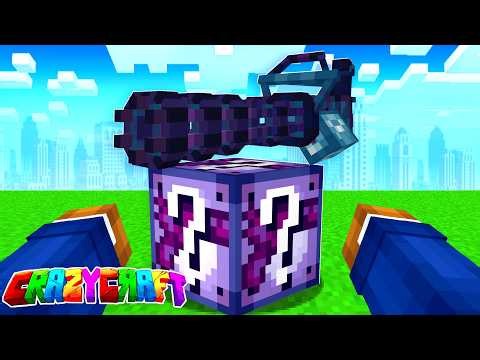 I Added Admin Gun Lucky Blocks In Minecraft Crazy Craft