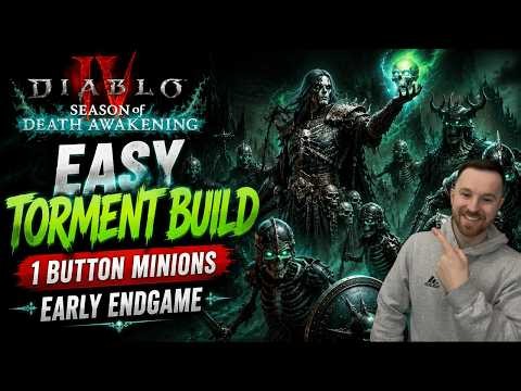 The EASIEST Necromancer Minion Build for Early Endgame | Diablo 4 Season 14