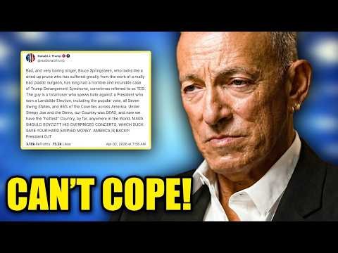 Trump RAGES After Springsteen Blasts Him LIVE ON STAGE