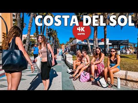 Beach & Seafronts Walk 🌴 POV: Playas del Este Malaga, Costa Del Sol [4K 60FPS] Spain