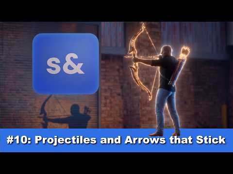 How to shoot arrows and make them stick in the S&box game engine