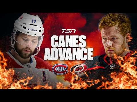 The Carolina Hurricanes eliminate the Montreal Canadiens in five games | TSN Hot Zone