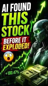 AI Found This Stock Before It Exploded 📈😳#shorts #ai #stocks #perplexity