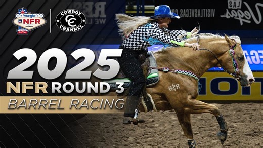2025 NFR round 3 barrel racing - Kassie Mowry, Carlee Otero, Hailey Kinsel