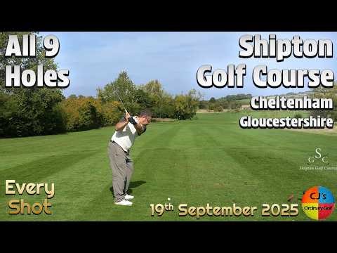 9 Holes at Shipton Golf Course. Every shot golf vlog from a great pay & play course near Cheltenham
