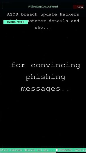 ASOS breach update Hackers stole customer details and sho...