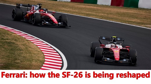 F1, Ferrari: new “Macarena” rear wing signals shift in SF-26 development direction