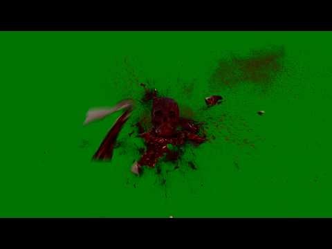 Free Green Screen Head Explosion