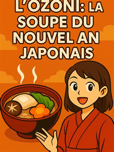 L’Ozôni : la soupe traditionnelle du Nouvel An au Japon #260104 L’animatrice de l’association « Mon Japon » vous présente le Japon ! Cours de japonais en groupe en ligne 2025-2026 https://mon-japon.webnode.fr/cours-de-japonais/ Vente de bijoux origami https://www.helloasso.com/associations/mon-japon/boutiques/vente-de-bijoux-origami-1 https://mon-japon.webnode.fr https://www.tiktok.com/@jpnadeshiko https://www.youtube.com/@jpnadeshiko/shorts https://www.instagram.com/jpnadeshiko/ Image : https:/