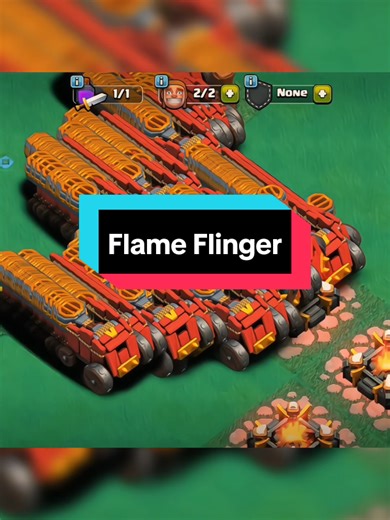 Clash of Clans: 1000 Flame Flinger Attack Strategy