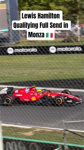 Lewis Hamilton Qualifying Full Send in Monza F1 italian Grand Prix 2026