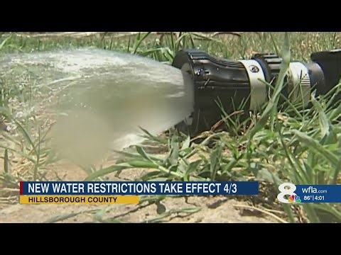 Stricter water restrictions take effect in Tampa Bay amid droughts