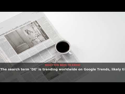 ‘DE’ Trends Globally: What’s Behind the Two-Letter Search Surge? | July 2026 | NewsDrop