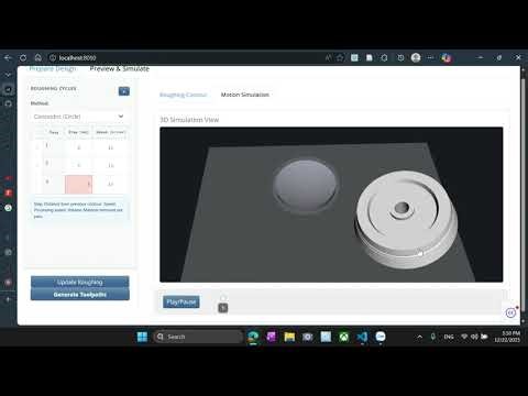 Tool path calculation algorithm development