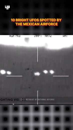 Multiple UFOs Caught On Camera by the Mexican Airforce! #shorts #lab360 #trending