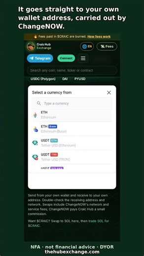 Did you know you can swap Bitcoin here? 🌍 Any coin, any chain