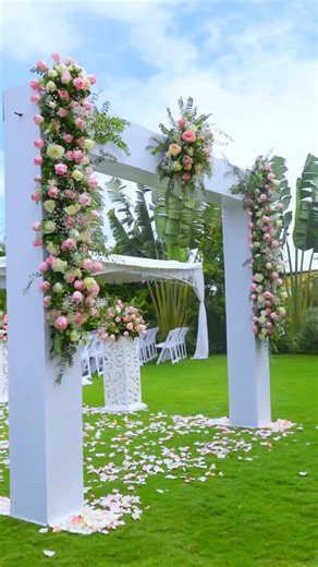 Every unforgettable wedding begins with a beautiful entrance. 🌿🤍 This elegant church entrance arch creates a magical pathway for guests and the perfect moment before the bride walks down the aisle. 💍✨ At Vipe Bliss Gardens, we craft timeless garden wedding experiences where every detail speaks elegance. Planning your dream garden wedding? Let us bring it to life. 📞 0723 821 833 📲 WhatsApp 0705 380 771 📍 Ruiru, Mugutha – Murera Road #VipeBlissGardens #weddingentrance #GardenWedding #Wedding