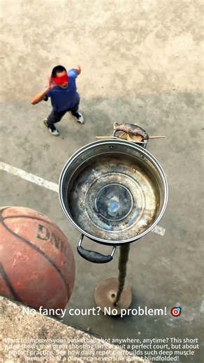 Training basketball shots anywhere! 🏀