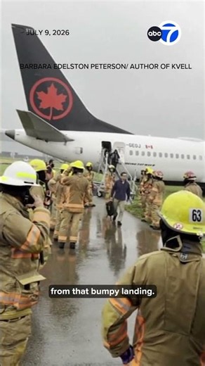 Air Canada flight from LAX veers off taxiway during landing