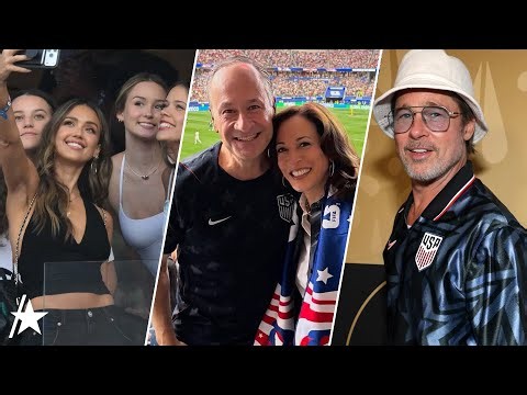 World Cup: Brad Pitt, Kamala Harris, Jessica Alba & More Celebs Attend USA Vs. Turkey Match
