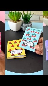 3 DIY Mini Notebook Making without glue📒 DIY Mini diary easy😍 #mininotebook #diy #minidiary 