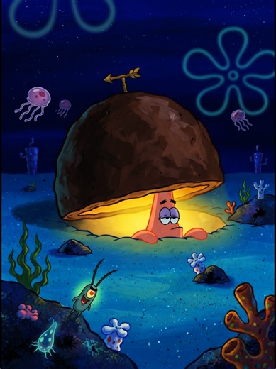 Bikini Bottom at 2 AM hits different 🌙🫧💤 Tutorial Download 👉🏻@Live Wallpaper #cartoon #cartoonnetwork #spongebob #bikinibottom #bikinibottomvibes