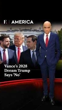 Vance's 2028 Dream Trump Says 'No' | Firstpost America