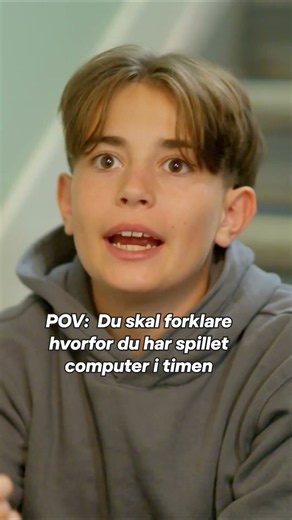 Læreren spørger: Hvorfor spiller computer i timen? Winston: 💀 ... Se afsnittet af Klassen på DRTV!