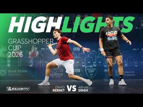 🇨🇭 Bernet v Singh 🇮🇳 | Grasshopper Cup 2026 | ROUND 1 HIGHLIGHTS