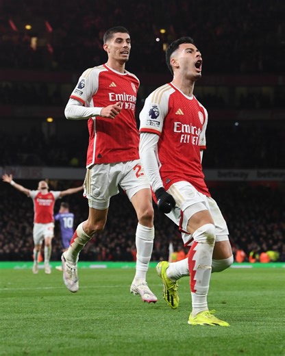 Electric Emirates Stadium moment 🔋 Rewind to our 3-1 win against Liverpool in 2024 📺 | Arsenal