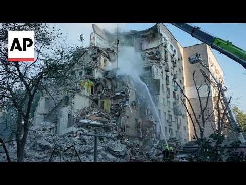 Scene in Kyiv after Russia's 11-hour drone and missile attack on Ukraine