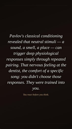 You were conditioned without knowing it 🔔 #Psychology #Shorts