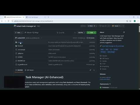Smart Task Manager – Project Walkthrough