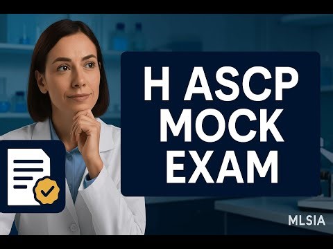 H ASCP Mock Exam: Your Essential Guide to Success