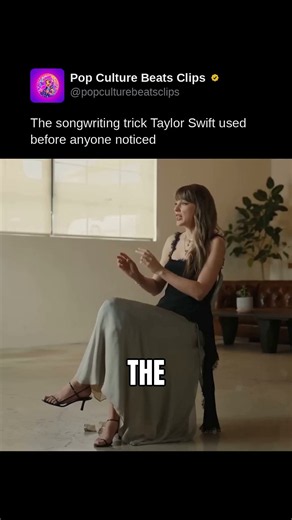 The songwriting trick Taylor Swift used before anyone noticed