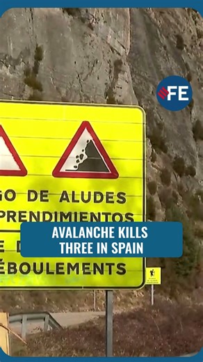 Watch: Avalanche in Spain’s Pyrenees Kills Three Skiers Near Panticosa Resort | #shorts