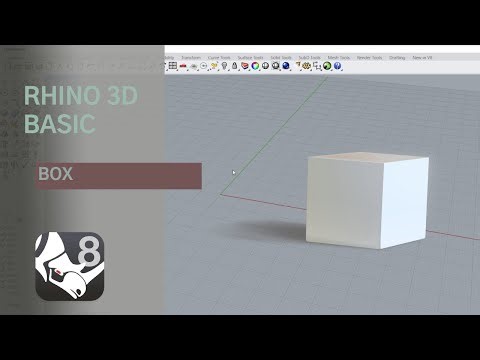 Rhino 3D Basic Command Solids- Box Tutorial