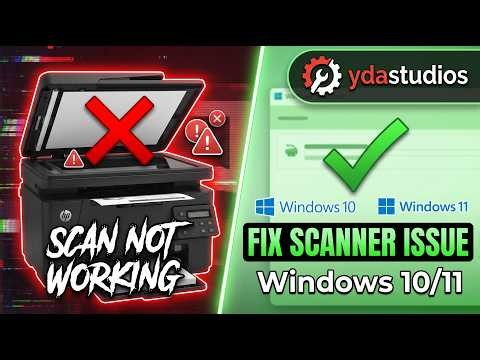 HP LaserJet Pro MFP M128 Print Working but Scan Not Working | Fix Scanner Issue in Windows 10/11