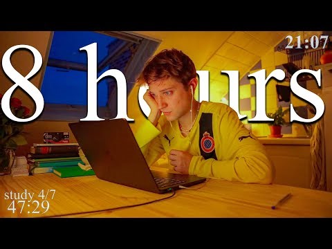 LIVE | 8-HOUR study with me in Paris 📚⛈️ rain sounds & pomodoro timer 60 & 10