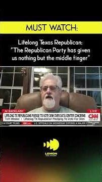 A lifelong Texas Republican says he is done with the party after the increase of data centers.