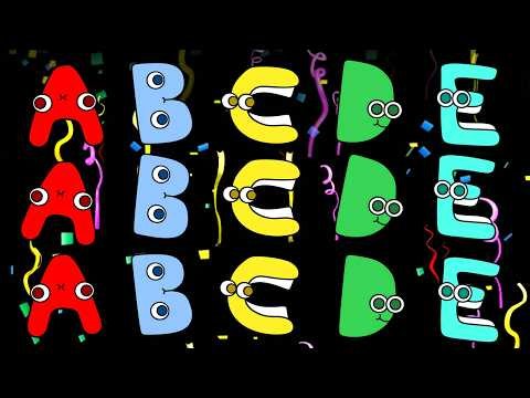 Letter Song for Kids | Learn A–Z Letter Names | Colorful Alphabet Characters