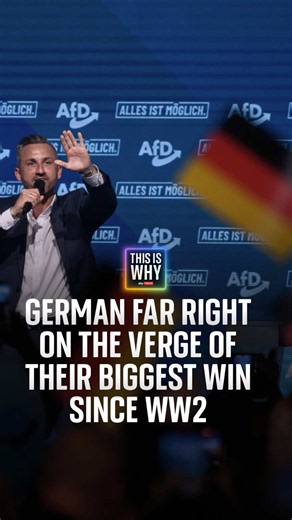 On the latest episode of This Is Why, Niall Paterson speaks to our Europe correspondent @alibunkall about Ulrich Siegmund - and what a far-right election victory could mean for Germany and Europe. 🎧 Listen wherever you get your podcasts. #Germany #Europe #ThisIsWhy #SkyNews