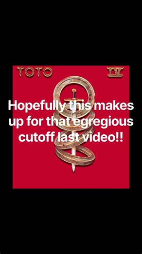 "Africa" - Toto | I hope this makes up for that cutoff last video (sorry again)!!