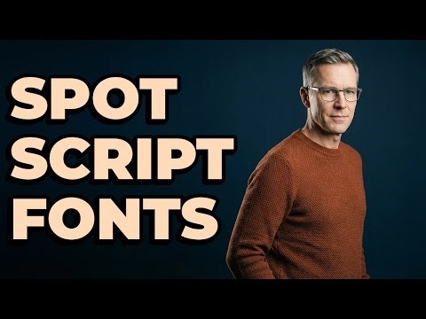 How Can One Recognize Casual Script Typefaces?