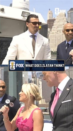 Live from the FOX Ferry, Zlatan is READY for the FIFA World Cup Final